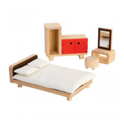 Деревянная игрушка Спальня, ТМ PLAN TOYS Деревянная игрушка Спальня, ТМ PLAN TOYS