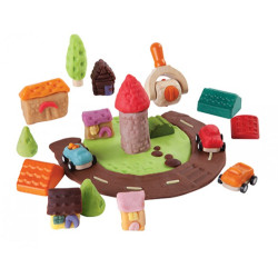 Набор для лепки Построй город, ТМ PLAN TOYS Набор для лепки Построй город, ТМ PLAN TOYS
