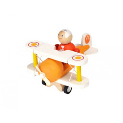 Дерев'яна іграшка Класичний літак ТМ PLAN TOYS Дерев'яна іграшка Класичний літак ТМ PLAN TOYS