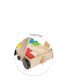 Деревянная игрушка Тележка-каталка Ходунки с кубиками,TM Plan Toys
