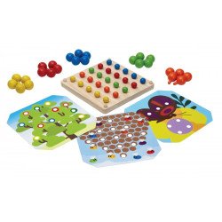 Дерев'яна іграшка Складальна дошка для творчості, TM Plan Toys Дерев'яна іграшка Складальна дошка для творчості, TM Plan Toys