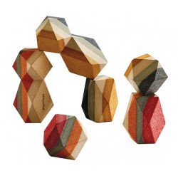 Деревянные Cложенные камни, ТМ PLAN TOYS