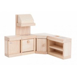 Дерев'яна іграшка Кухня-класична, TM PLAN TOYS Дерев'яна іграшка Кухня-класична, TM PLAN TOYS
