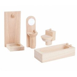Дерев'яна іграшка Ванна-класична, TM PLAN TOYS Дерев'яна іграшка Ванна-класична, TM PLAN TOYS