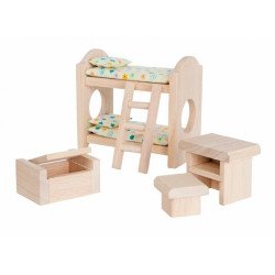 Дерев'яна іграшка Дитяча спальня-класична, TM PLAN TOYS Дерев'яна іграшка Дитяча спальня-класична, TM PLAN TOYS
