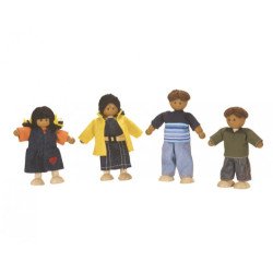 Дерев'яна іграшка Лялькова сім'я, TM PLAN TOYS Дерев'яна іграшка Лялькова сім'я, TM PLAN TOYS