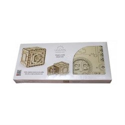 Дерев'яний механічний 3D конструктор Сейф, Ugears Дерев'яний механічний 3D конструктор Сейф, Ugears
