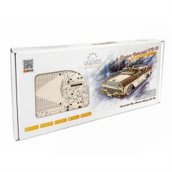 Дерев'яний механічний 3D конструктор Кабріолет мрії VM - 05, Ugears Дерев'яний механічний 3D конструктор Кабріолет мрії VM - 05, Ugears