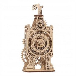 Дерев'яний механічний 3D конструктор Стара годинникова вежа, Ugears Дерев'яний механічний 3D конструктор Стара годинникова вежа, Ugears