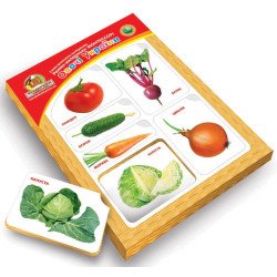 Рамки-вкладиші з підшаром Овочі України, ТМ Вундеркинд