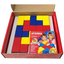 Методика Нікітіних Кутики, (Куточки), дерев'яні кубики 3х3 см, ТМ Вундеркинд Методика Нікітіних Кутики, (Куточки), дерев'яні кубики 3х3 см, ТМ Вундеркинд