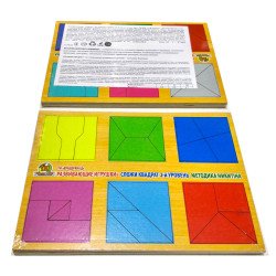 Методика Нікітіна Склади квадрат 3 рівень, ТМ Вундеркинд Методика Нікітіна Склади квадрат 3 рівень, ТМ Вундеркинд