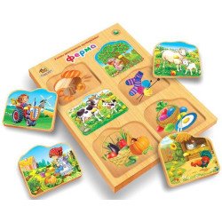 Рамки-вкладиші Ферма з підшаром, ТМ Вундеркинд