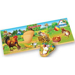 Рамки вкладиші казка "Колосок", ТМ Вундеркинд