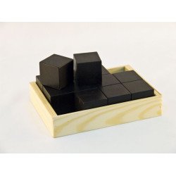 Набір чорних кубиків для малювання крейдою, 6 шт, ТМ Друг Набір чорних кубиків для малювання крейдою, 6 шт, ТМ Друг