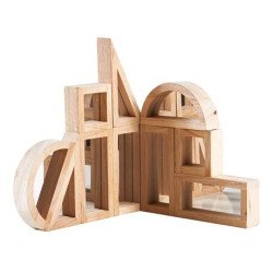 Кубики Block Play Дзеркало, 14 см, 10 шт., Guidecraft Кубики Block Play Дзеркало, 14 см, 10 шт., Guidecraft