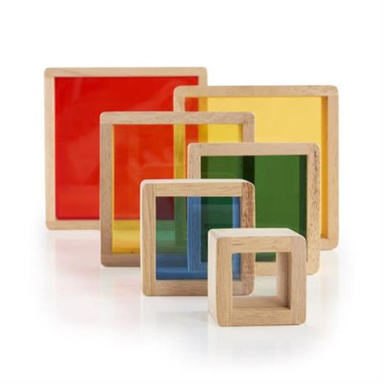 Кубики Block Play Кольорові блоки, Guidecraft