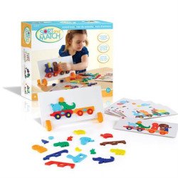 Тематичний набір магнітів Manipulatives Поїзд зі звірятами, Guidecraft