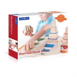 Дерев'яний сортер  Manipulatives Фігури і розміри, Guidecraft Дерев'яний сортер  Manipulatives Фігури і розміри, Guidecraft