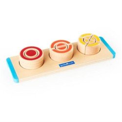 Дерев'яний пазл-сортер Manipulatives Сегменти круга, Guidecraft