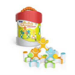 Магнітний конструктор Grippies Stackers, 16 дет., Guidecraft Магнітний конструктор Grippies Stackers, 16 дет., Guidecraft