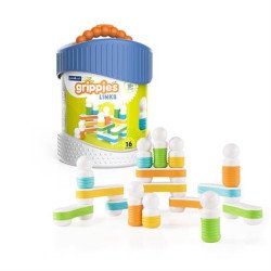 Магнітний конструктор Grippies Links, 16 дет., Guidecraft  Магнітний конструктор Grippies Links, 16 дет., Guidecraft
