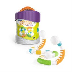 Магнітний конструктор Grippies Curves, 20 дет., Guidecraft Магнітний конструктор Grippies Curves, 20 дет., Guidecraft