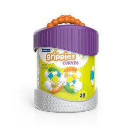 Магнітний конструктор Grippies Curves, 20 дет., Guidecraft Магнітний конструктор Grippies Curves, 20 дет., Guidecraft