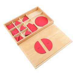 Круги-дроби в ящику (від 1 до 10 часток) Круги-дроби в ящику (від 1 до 10 часток)