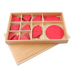 Круги-дроби в ящику (від 1 до 10 часток) Круги-дроби в ящику (від 1 до 10 часток)