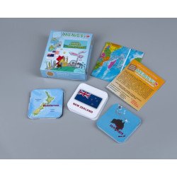 Гра меморі "Африка, Австралія та Нова Зеландія" - географічна розвивальна гра : країни, столиці, прапори", Калейдоскоп