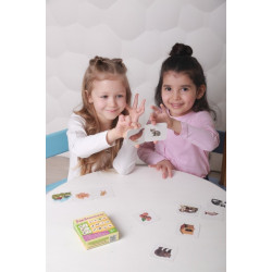 Настільна гра Зооланцюжок та зоодоміно - гра для дітей від 2 до 12 років, Калейдоскоп