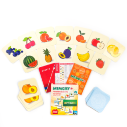 Гра меморі "Фрукти" - розвивальна настільна гра для дітей від 1 року, Калейдоскоп
