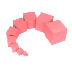 Матеріали М. Монтесорі "Рожева башта", ТМ Komarovtoys