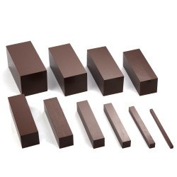 Матеріали М. Монтесорі "Коричнева драбина", ТМ Komarovtoys Матеріали М. Монтесорі "Коричнева драбина", ТМ Komarovtoys