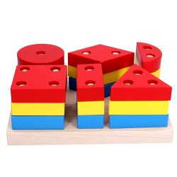 Гра сортер “Гео Максі”, ТМ Komarovtoys Гра сортер “Гео Максі”, ТМ Komarovtoys