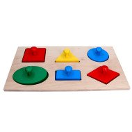 Рамка–вкладка “Геометричні фігури Максі”,  ТМ Komarovtoys  Рамка–вкладка “Геометричні фігури Максі”,  ТМ Komarovtoys