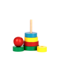 Пірамідка "Кільцева" 7 ел., ТМ Komarovtoys