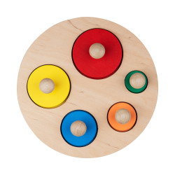 Рамка-вкладиш "Кола Максі" 5 елементів (з тримачами для рук), ТМ Komarovtoys 