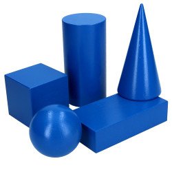 Набір геометричних тіл 60 мм (демонстраційний), ТМ Komarovtoys Набір геометричних тіл 60 мм (демонстраційний), ТМ Komarovtoys