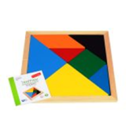Мозаїка “Танграм” 7 елементів. Демонстраційна, магнітна (для вчителя) 30х30см,  ТМ Komarovtoys Мозаїка “Танграм” 7 елементів. Демонстраційна, магнітна (для вчителя) 30х30см,  ТМ Komarovtoys