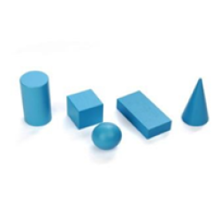 Набір геометричних тіл 40 мм, ТМ Komarovtoys  Набір геометричних тіл 40 мм, ТМ Komarovtoys