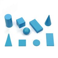 Набір геометричних тіл та фігур 40мм (роздатковий). ТМ Komarovtoys Набір геометричних тіл та фігур 40мм (роздатковий). ТМ Komarovtoys