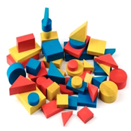 Набір Логічні блоки Дьєнеша (картонна коробка) 48деталей, ТМ Komarovtoys