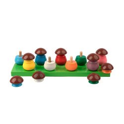 Гра-сортер "Грибочки", ТМ Komarovtoys Гра-сортер "Грибочки", ТМ Komarovtoys