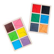 Методика Нікітіних “Склади квадрат” 2 рівень складності.,ТМ Komarovtoys Методика Нікітіних “Склади квадрат” 2 рівень складності.,ТМ Komarovtoys