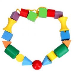 Шнуровка “Намисто Міні”, ТМ Komarovtoys  Шнуровка “Намисто Міні”, ТМ Komarovtoys