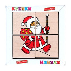 Кубики. Склади малюнок “Новий рік”. ТМ Komarovtoys