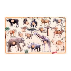 Рамка–вкладка “Звірі Африки”, ТМ Komarovtoys