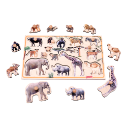 Рамка–вкладка “Звірі Африки”, ТМ Komarovtoys